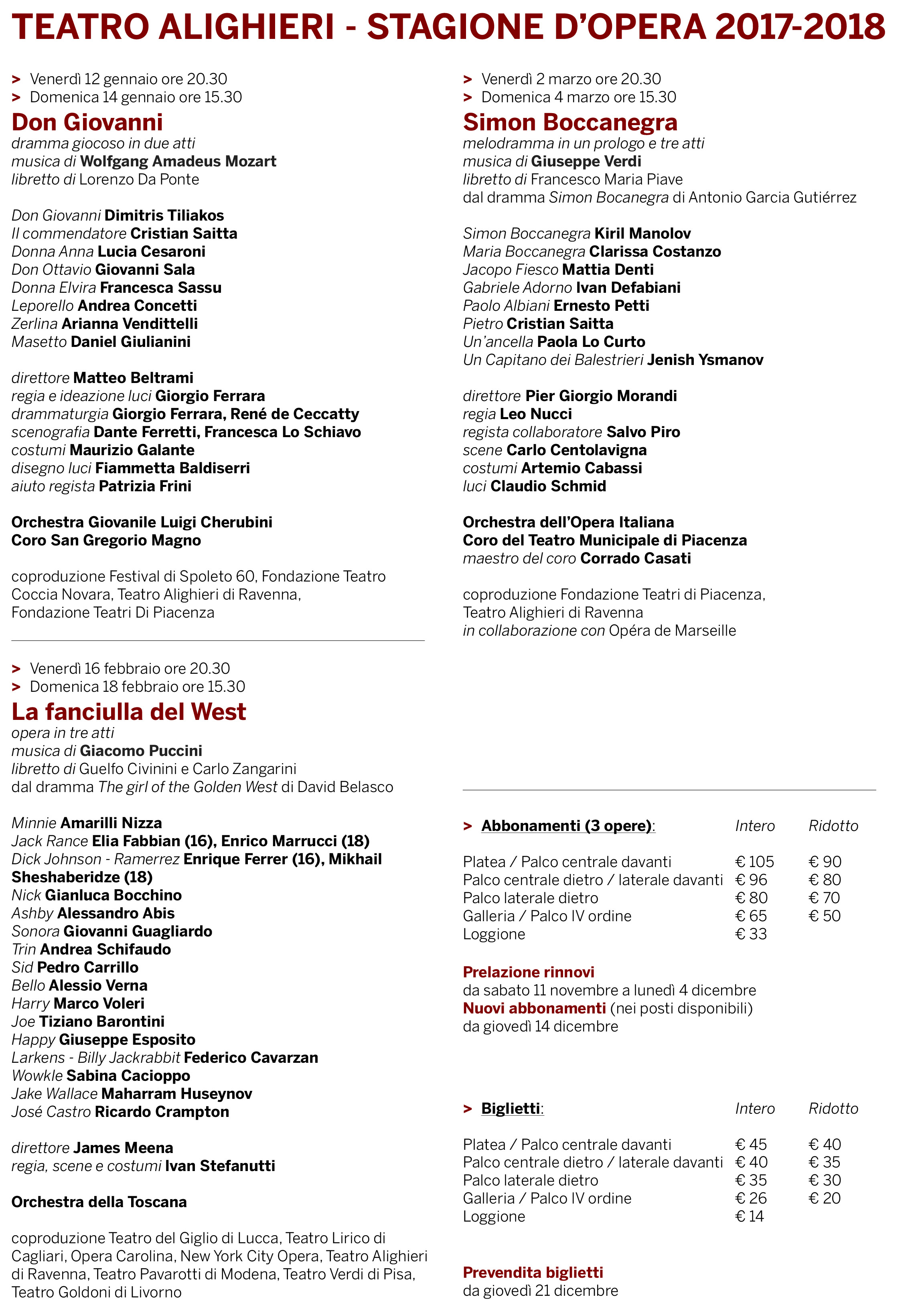 Stagione d'opera 2017-18