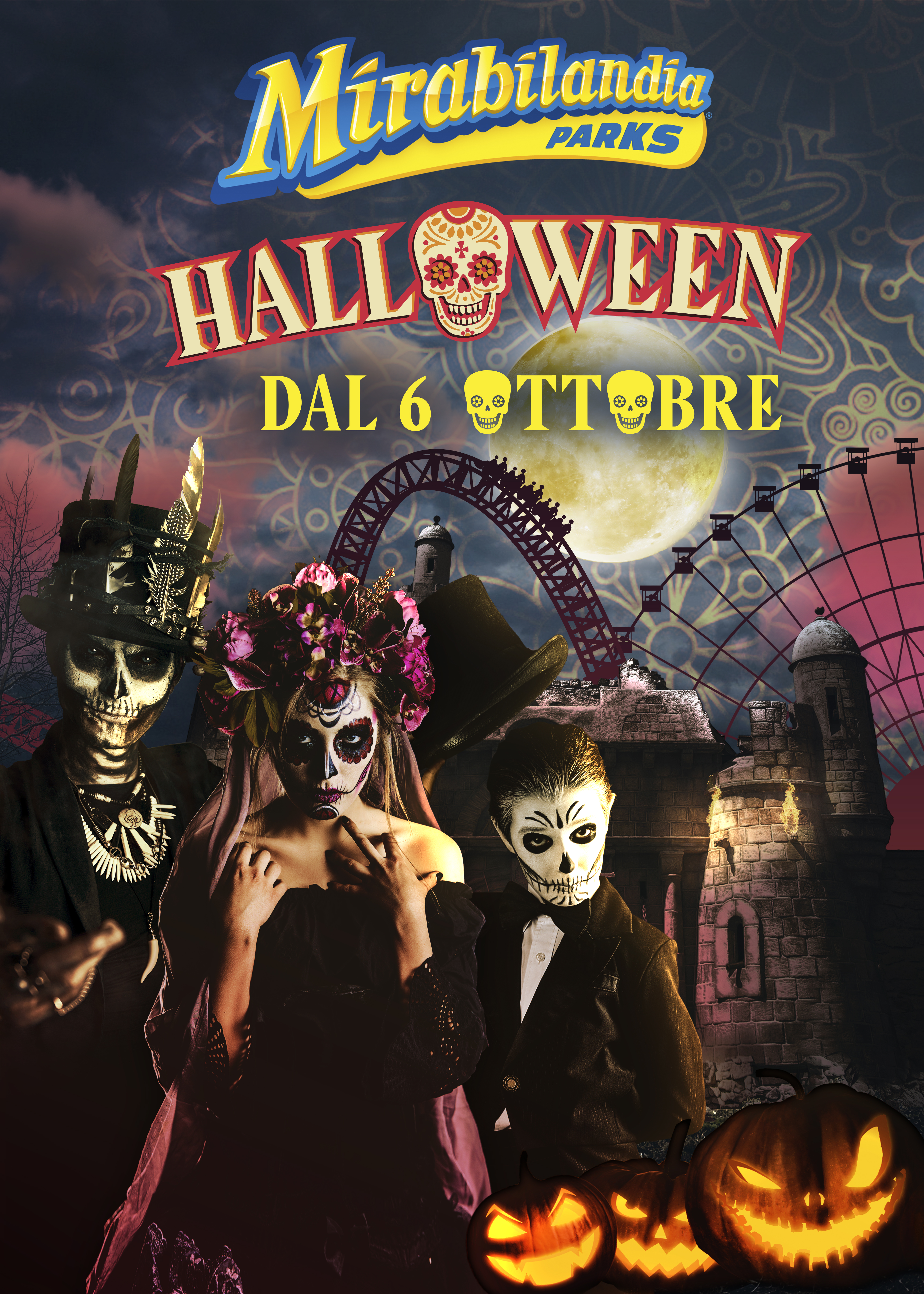 Copy of Family Halloween Affissioni vert