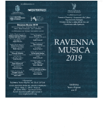 Programma RAVENNA MUSICA 2019