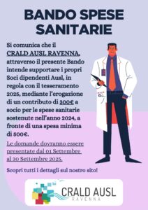 Locandina BANDO SPESE SANITARIE