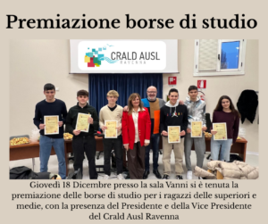 Premiazione borse di studio