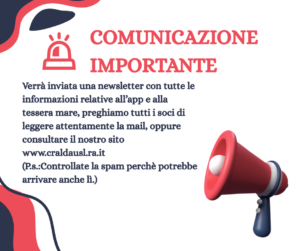 COMUNICAZIONE IMPORTANTE