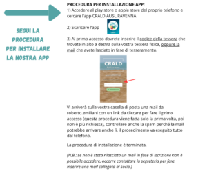 Scarica la nostra app!