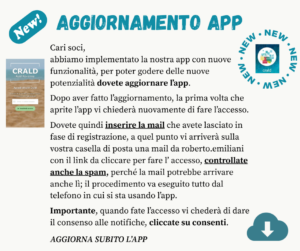 Aggiornamento App – Importante