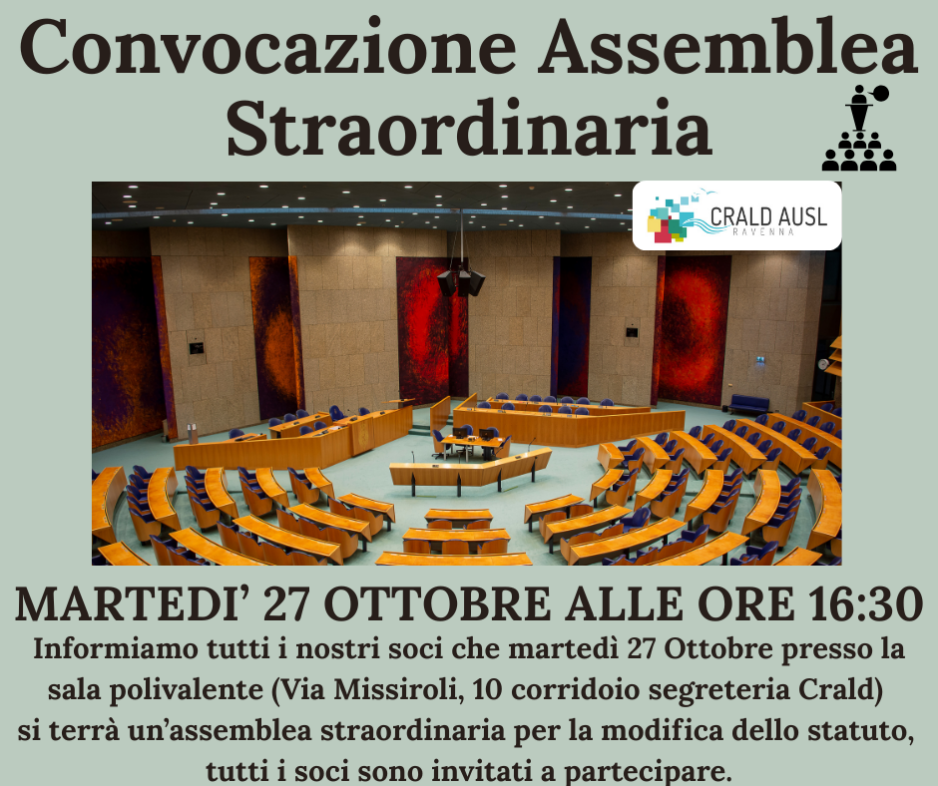 Assemblea straordinaria dei soci